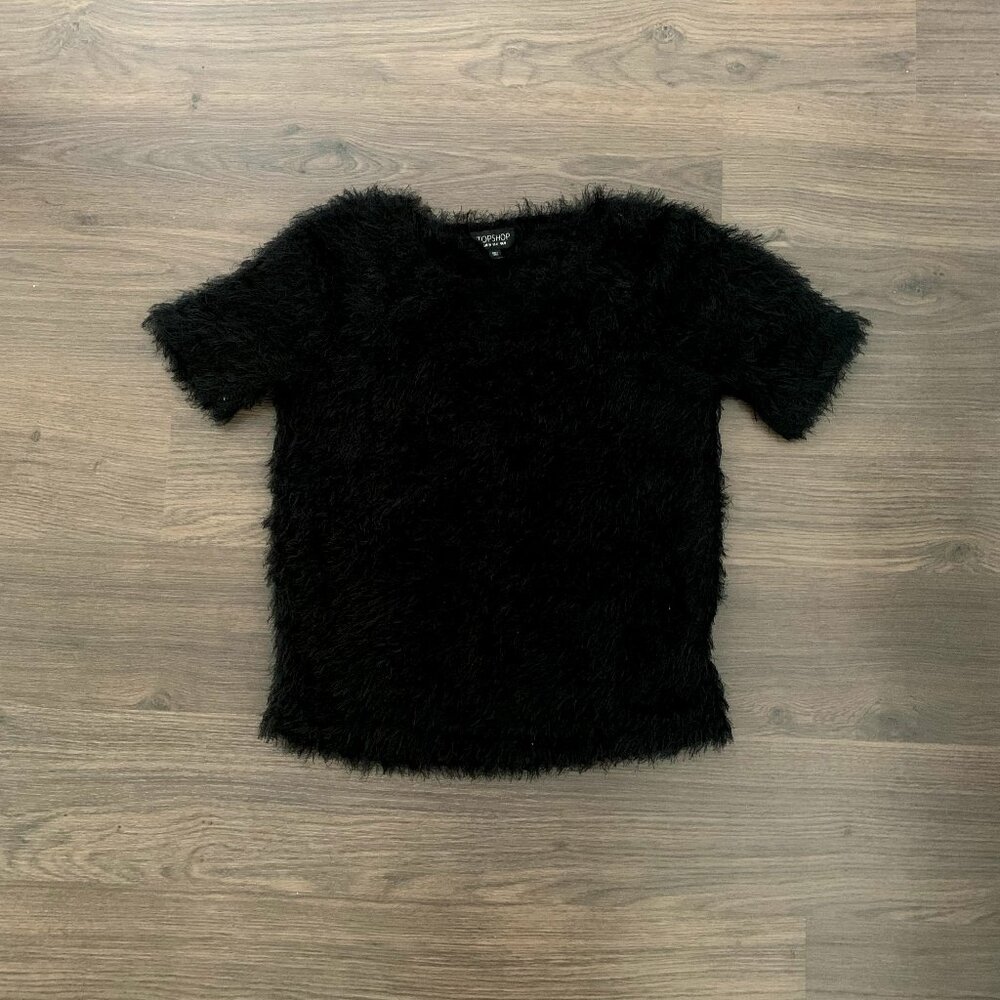 Topshop Short Sleeve Knit Pullover